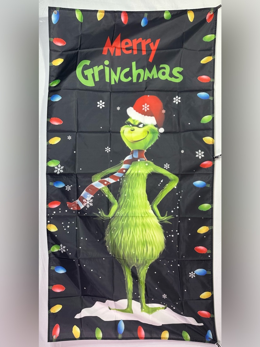 The Grinch Backdrop Banner 6x3 Feet